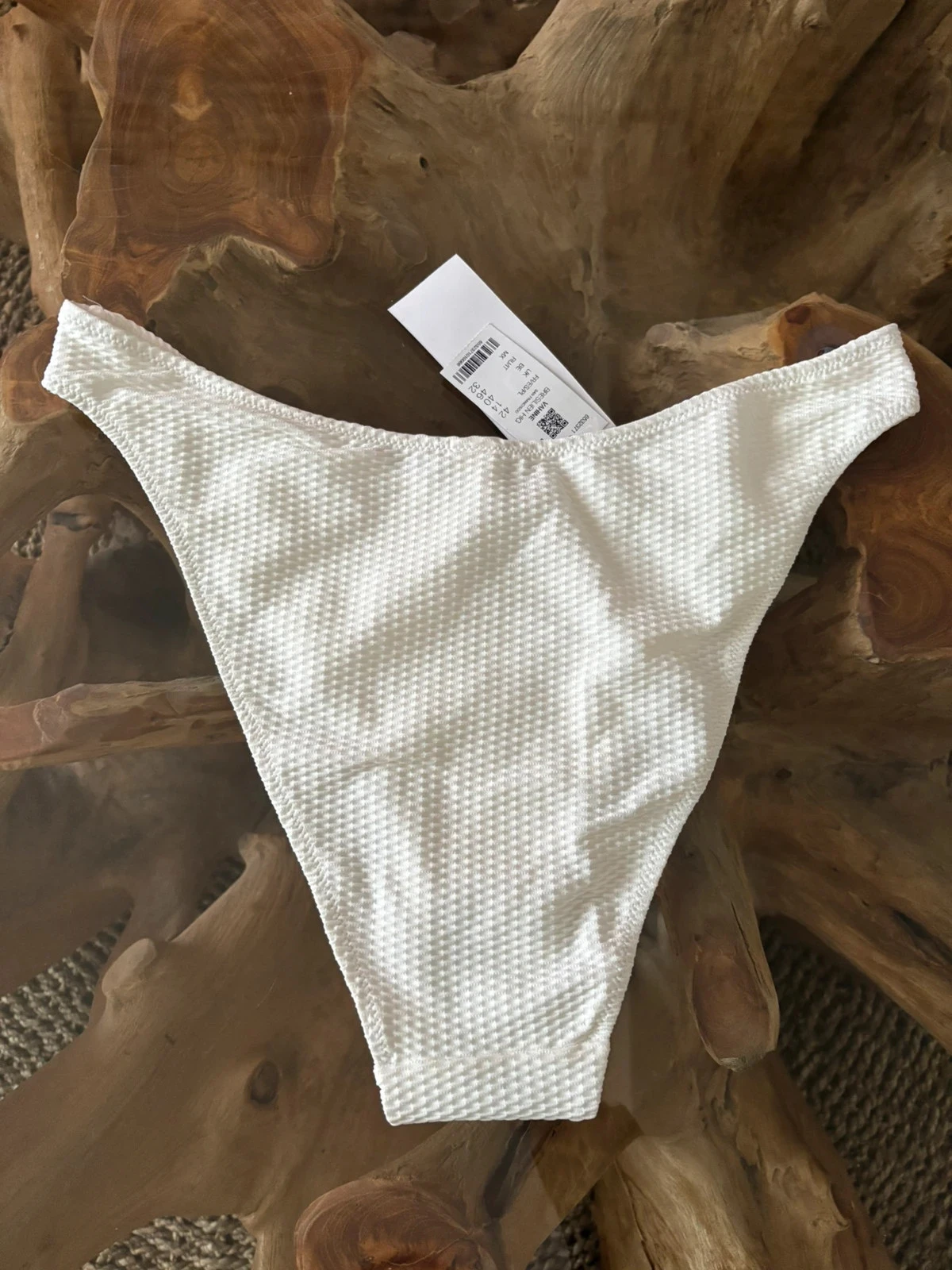 Bas de maillot de bain Etam blanc brésilien high 42 – photo 2